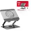 Podkładka chłodząca do laptopa Unitek obrotowa 360° / Podkładka chłodząca / do laptopów 8-17,3"