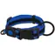Obroża ACTIVE DOG Fluffy XL niebieska / Nylon / Elementy odblaskowe / 3,8 x 44-70 cm