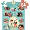 DJECO Puzzle z historią Pinokia / 54 elementy / 38x50 cm