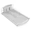 MSV DISH biały / Ociekacz do naczyń / stal, polipropylen / 47,5 x 26,5 x 11 cm