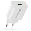 Ładowarka EverActive 18W biała / Ładowarka sieciowa / 1x USB / Szybkie ładowanie 3.0