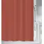 Spirella BIO terakota / Zasłona prysznicowa / 180 x 200 cm / PEVA / półprzezroczysta