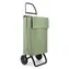 Rolser Jean Tweed 2 zielony / Torba zakupowa na kółkach / 2 koła / pojemność 43 l / ładowność 50 kg