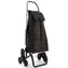 Rolser I-Max Star 6 czarno-pomarańczowy / Torba zakupowa na kółkach na schody / 43 l / ładowność 50 kg / wysokość 107 cm