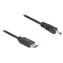 DeLock USB-C > DC 3.0 x 1.1 mm / Kabel zasilający / 0,27 m