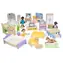 Bigjigs TOYS Drewniane meble do domku dla lalek / 31 części / drewno FSC / od 3 lat