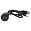 KEETEC MY1121 / Przewód przedłużający AUX/USB / gniazdo 3,5 mm / 1 m