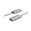 eSTUFF USB-C Hub 12v1 szary / Stacja dokująca / 2x HDMI 4K / USB-C PD 100W / Gigabit LAN