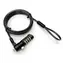 eSTUFF Blokada kablowa z kołem kodowym Nano Slot (GLB220105-ITH) / Blokada kablowa / Szyfrowanie / Slot Nano / 1,8 m