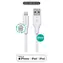 eSTUFF INFINITE (GRS) biały (ES601270-BULK) / Kabel Lightning / USB-A / 2 m / MFI