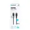 eSTUFF INFINITE (GRS) czarny / Kabel / USB-C - USB-C / 2 m / 60 W PD