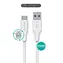 eSTUFF INFINITE (GRS) biały / Kabel / USB-C - USB-A / 2 m / 60 W PD