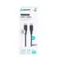 eSTUFF INFINITE (GRS) czarny / Kabel / USB-C / 1 m / 60 W / GRS plastik z recyklingu