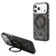 Guess PU 4G Ring Stand iPhone 18 Pro Max brązowe / Tylna obudowa / MagSafe / Apple iPhone 18 Pro Max