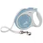 Smycz FLEXI Comfort PLUS S jasnoniebieska / Samozwijająca / pasek / 5 m / dla psów do 15 kg