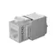 Złącze Keystone ITS RJ45 CAT6A białe / Złącze Keystone / UTP / Nieekranowane / Samogwintujące