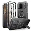 Zestaw 2 etui Tech-Protect Kevlar MagSafe w kolorze czarnym / etui do Apple iPhone 18 Pro Max, 17 Pro Max / MagSafe / Kevlar