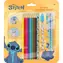 Zestaw kredek Lilo i Stitch JIRI MODELS / Zestaw kreatywny / 8 kredek + artykuły piśmiennicze