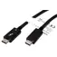 Kabel Roline Thunderbolt 3 USB-C(M) - USB-C(M) czarny / Kabel / 0,5 m / 40 Gb/s / PD 20 V/5 A