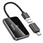Hoco HU1 czarny / Bezprzewodowy adapter CarPlay / USB-A / USB-C