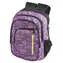 Plecak szkolny Easy Flow fioletowy z nadrukiem liter / 20 l