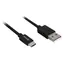 Sharkoon USB-A - USB-C czarny / Kabel / USB 2.0 / 0,5 m
