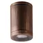 Prezent MOPTI rustykalny brąz / Reflektor sufitowy / 1x GU10 / 7W / bez źródła światła / 9 cm / IP54