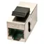 Złącze Keystone Lindy Cat.6 STP czarne / Złącze Keystone / RJ-45 / Ekranowane