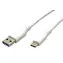 Value USB-A - USB-C biały / Kabel / USB 3.0 / 5 Gbps / 2 m