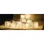 Łańcuch świetlny HQ LED z bawełnianymi kostkami / lampki choinkowe / 10 diod LED