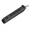 V7 Surge Protect czarny / Listwa przeciwprzepięciowa / 5 gniazd / 1050J / Kabel 1 m