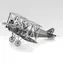 Puzzle 3D ZOYO Samolot / Nano / Metal