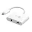 J5Create Adapter audio USB-C do 3,5 mm biały / Adapter / USB-C / gniazdo 3,5 mm / Power Delivery