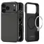 Tech-Protect ION Carbon czarno-srebrny / Etui / Apple iPhone 18 Pro, 17 Pro / MagSafe