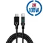 Kabel AGEMEO USB-C z wyświetlaczem czarny / Kabel ładujący / 100 W / 2 m