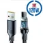 AGEMEO MEGATECH USB-A (M) - USB-C (M) 1 m czarny / Kabel / 120 W / wyświetlacz