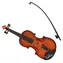 Rappa Skrzypce ze smyczkiem / Instrument muzyczny dla dzieci / od 3 lat