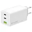 Colorway GaN 100W biały / Ładowarka ścienna / 2x USB-C / 1x USB-A / PD / PPS