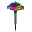 Kolorowa lampa solarna LED X-SITE / Lampa zewnętrzna / Montaż na ziemi
