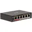 HiLook NS-0106P-45(B) / Przełącznik / 4X 100 Mb/s RJ45 PoE / 2x 100 Mb/s łącze w górę / 45 W