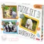 Puzzle EFKO 3w1 Młode zwierzęta w ZOO / 20+40+60 elementów / 21 x 15 cm / od 5 lat