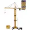 Żuraw budowlany 128 cm / Sterowanie linkowe / akumulatorowy / plastikowy / od 3 lat