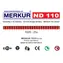 Merkur ND110 Kwadraty 25 otworów / Część zamienna do zestawu konstrukcyjnego / zestaw 25 szt. / metalowe / od 7 lat