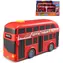 Autobus piętrowy Orion czerwony 18 cm / Plastik / Światło i dźwięk / od 3 lat
