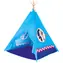 Namiot Tipi Bino niebieski / drewno, tkanina / 120 x 150 x 120 cm / 4 ściany / od 3 lat