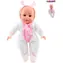 Orion Lalka bobas 30 cm różowo-biała / Zabawka dźwiękowa / na baterie / od 3 lat