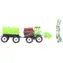Orion Traktor z ładowaczem czołowym / Traktor / Plastik / Przyczepa i kłody drewna 2 szt. / 27 cm / od 3 lat