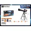 Teleskop astronomiczny Sparkys dla dzieci czarny / Teleskop / Powiększenie 60x / Statyw i 2 okulary / od 8 lat