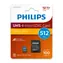Philips microSDXC 512 GB + adapter / Karta pamięci / Klasa 10 / UHS-I U3 / V30 / odczyt 100 MB/s