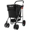 Koszyk Rolser MF 4Big czarny / Torba na zakupy na kółkach / Składany / Z hamulcem / Pojemność 58 l / Nośność 50 kg